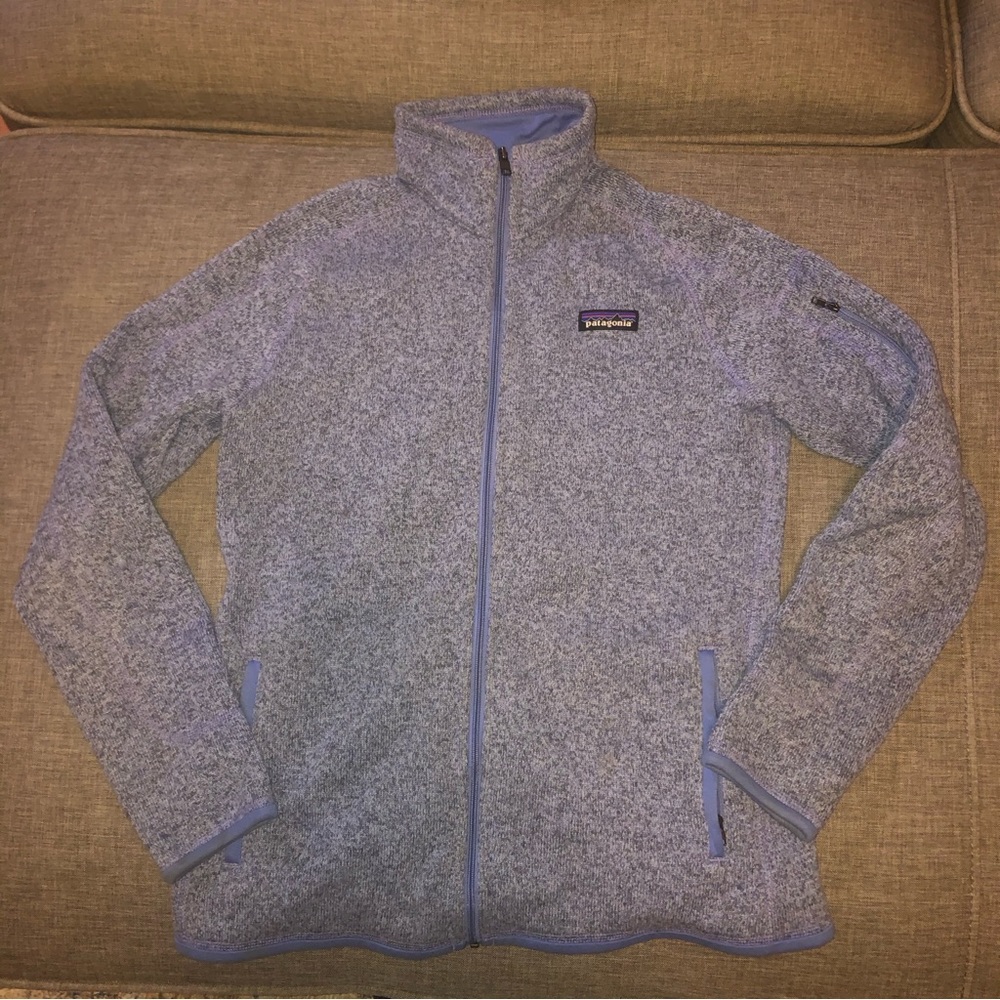 Hazy Purple Patagonia Better Sweater Full Zip Medium